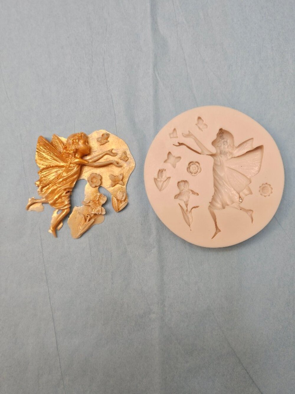Fairy and Floral Silicone Mold